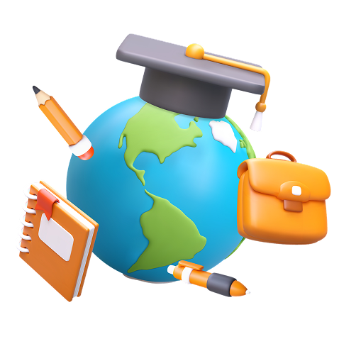 Students exploring universities